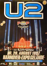 U2 Popmart - Promo POSTER 121125