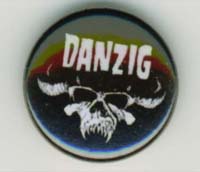 Danzig Skull Logo BADGE 136448