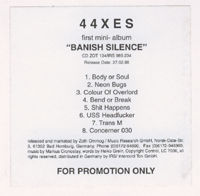 44XES Banish Silence (Promo) CD 581645