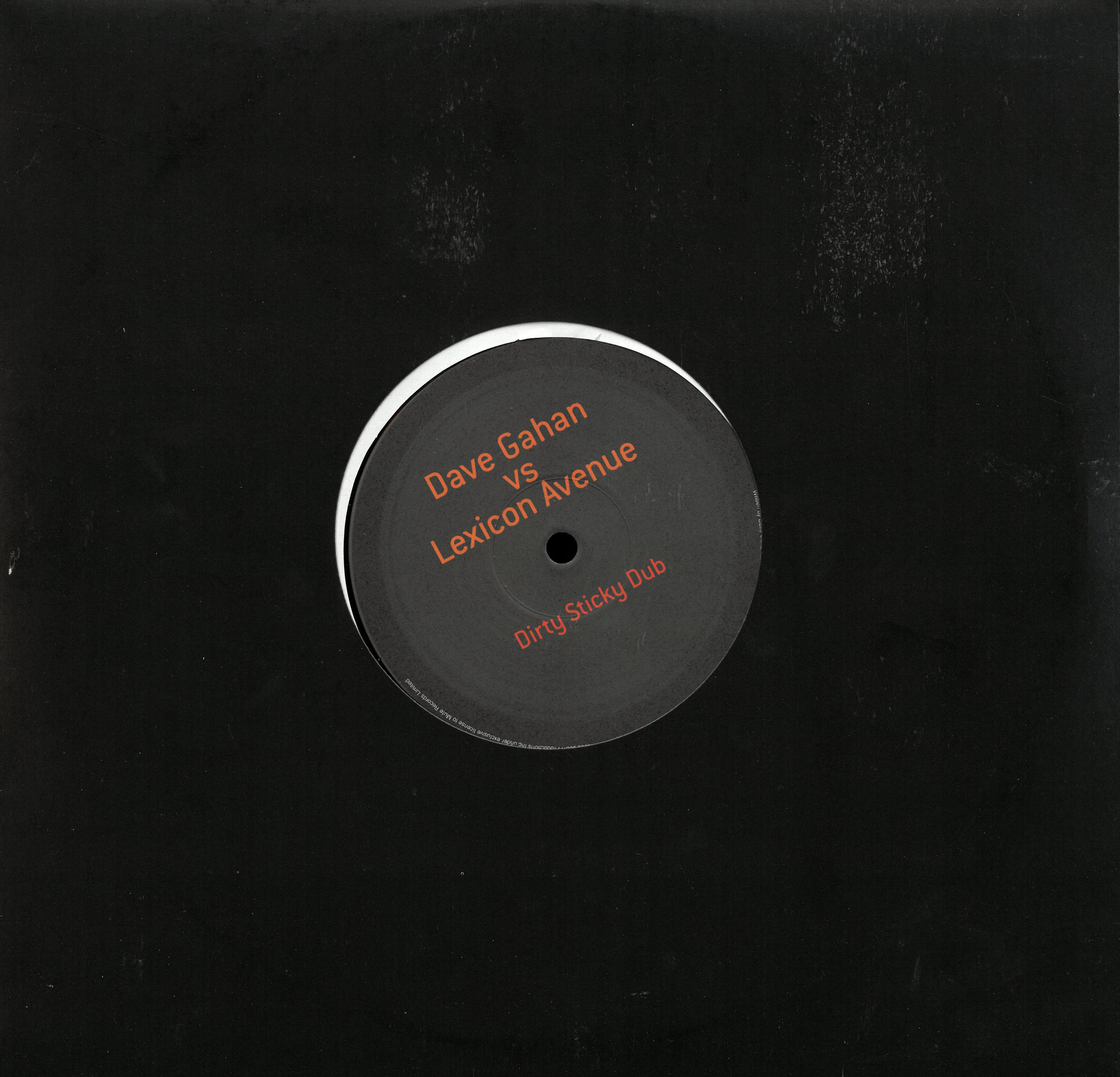 Depeche Mode / Gahan, Dave Dirty Sticky Floors - Promo